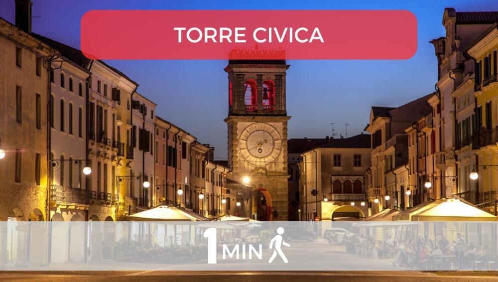 Este-Padova Suite Storica Torre Civica Bagian luar foto